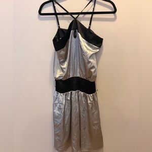 Forever 21  Black and Silver Blue Dress